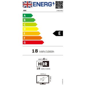 AOC/24B3HA2/23.8"/IPS/FHD/100Hz/1ms/Negru/3R 24B3HA2