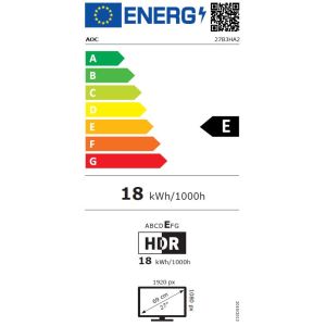 AOC/27B3HA2/27"/IPS/FHD/100Hz/1ms/Negru/3R 27B3HA2