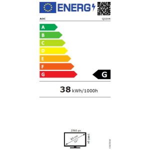 AOC / Q32V4 / 31.5 "/ IPS / QHD / 75 Hz / 4 ms / Negru / 3R Q32V4