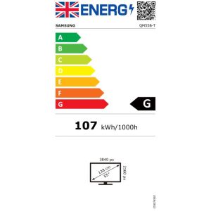 LED Samsung QM55R-T de 55 inchi - UHD, 500cd, 24/7, CAP LH55QMBTBGCXEN