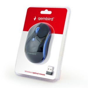 Gembird MUSW-4B-03-B/Travel/Optic/1600 DPI/Wireless USB/Negru-Albastru MUSW-4B-03-B