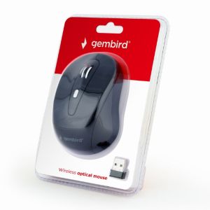 Gembird/Travel/Optic/1600 DPI/Wireless USB/Negru MUSW-6B-01