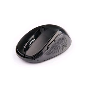 Mouse C-TECH WLM-02/Ergonomic/Optic/Pentru dreptaci/1600 DPI/USB fără fir/Negru WLM-02