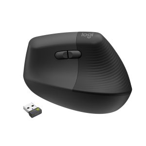 LOGITECH Lift pentru afaceri/Ergonomic/Optic/Pentru dreptaci/4.000 DPI/USB+BT/Graphit 910-006494