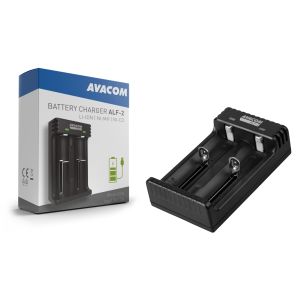 AVACOM ALF-2 - încărcător USB pentru baterii Li-Ion 18650, Ni-MH AA, AAA NASP-ALF2-LED