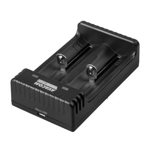 AVACOM ALF-2 - încărcător USB pentru baterii Li-Ion 18650, Ni-MH AA, AAA NASP-ALF2-LED