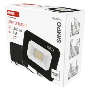 REFLECTOR LED EMOS SIMPO 10W, 1000Lm, 4000K 1531221300