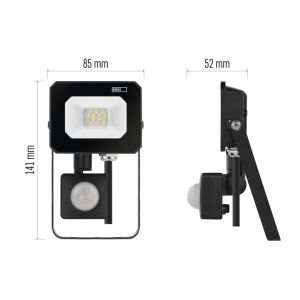 REFLECTOR LED EMOS SIMPO 10W, 1000Lm, 4000K, PIR 1531231300