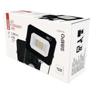 REFLECTOR LED EMOS SIMPO 10W, 1000Lm, 4000K, PIR 1531231300