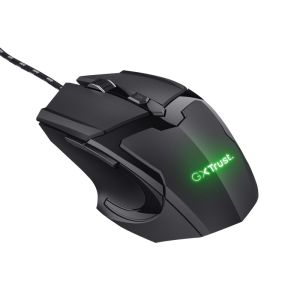 INFORMAȚII DE BAZĂ ÎNCREDERE/Jocuri/Optic/Dreaptaci/4800 DPI/USB cu fir/Negru 24749