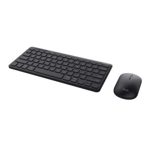 TRUST LYRA WL KEYBOARD & MOUSE US (mouse + tastă) negru 24843