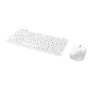 TRUST LYRA WL KEYBOARD & MOUSE US (mouse+tastă) alb 25073