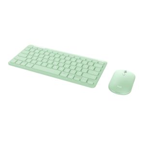 ÎNCREDEȚI LYRA WL KEYBOARD & MOUSE US (mouse+tastă) verde 24942