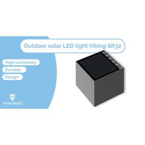 Lumină LED solară de exterior Viking SR32 VSR32