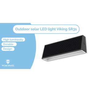 Lumină LED solară de exterior Viking SR31 VSR31