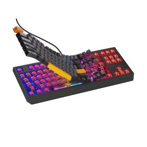 Tastatură de gaming Genesis THOR 230/TKL/RGB/Outemu Roșu/USB cu fir/Dispoziție SUA/Anchor Negativ Gri NKG-2082