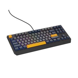 Tastatură pentru jocuri GENESIS THOR 230/TKL/RGB/Outemu Panda/USB cu fir/dispoziție SUA/Naval Blue Negative NKG-2164