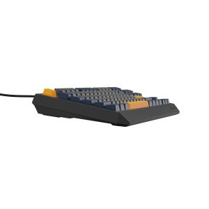 Tastatură pentru jocuri GENESIS THOR 230/TKL/RGB/Outemu Panda/USB cu fir/dispoziție SUA/Naval Blue Negative NKG-2164