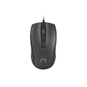 Mouse optic Natec HOOPOE 2/1600 DPI/Office/Optic/1600 DPI/USB cu fir/Negru NMY-1798