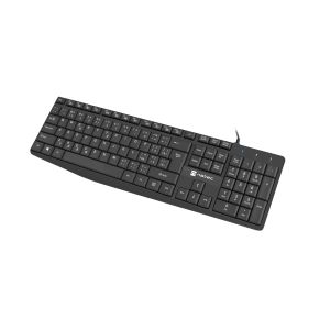 Tastatură Natec Nautilus 2/USB cu fir/Aspect CZ-SK/Negru NKL-1959