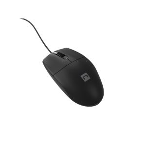 Mouse optic Natec RUFF Plus 1200 DPI/Office/Optic/1200 DPI/USB cu fir/Negru NMY-2021