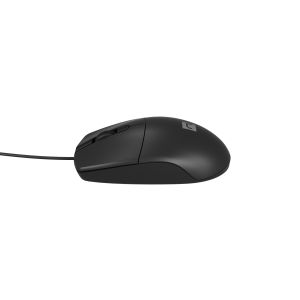 Mouse optic Natec RUFF Plus 1200 DPI/Office/Optic/1200 DPI/USB cu fir/Negru NMY-2021