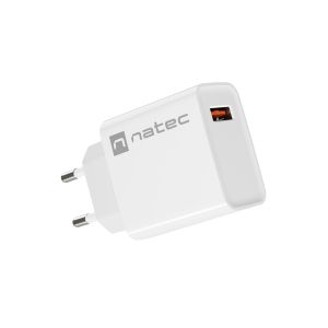 Incarcator universal Natec RIBERA 18W 1X USB-A, alb NUC-2057