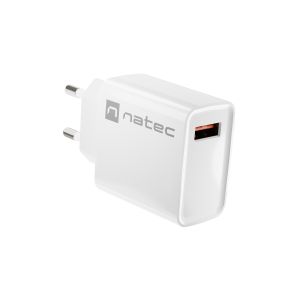 Incarcator universal Natec RIBERA 18W 1X USB-A, alb NUC-2057