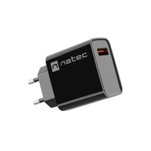 Incarcator universal Natec RIBERA 18W 1X USB-A, negru NUC-2058