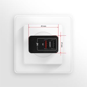 AXAGON ACU-QS24, încărcător de rețea QC & SMART 24W, 2x port USB-A, QC3.0/AFC/FCP + 5V/1.2A ACU-QS24