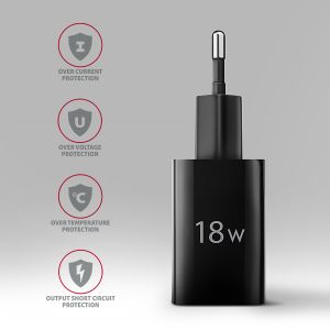 AXAGON ACU-QC18, încărcător de rețea 18W, 1x port USB-A, QC3.0/AFC/Apple, negru ACU-QC18