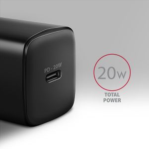 AXAGON ACU-PD20, încărcător de rețea 20W, 1x port USB-C, PD3.0/PPS/QC4+/AFC/Apple, negru ACU-PD20