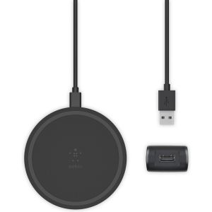 Încărcător fără fir BELKIN 10W cu sursă de alimentare și cablu, negru WIA001vfBK