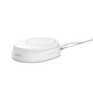 Belkin Pro Convertible Qi2, suport de 15 W, alb WIA008btWH