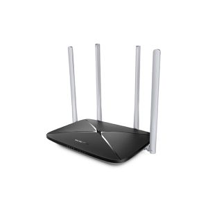 Router AC WiFi Mercusys AC12 1200 Mb/s, 5x10/100 RJ45, 4x antenă AC12