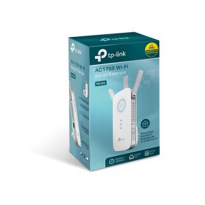 TP-Link RE450 AC1750 Dual Band Wifi Range Extender/AP, 1xGb, program de alimentare RE450