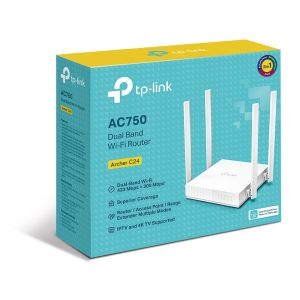 Router WiFi TP-Link Archer C24 AC750 DualBand Archer C24