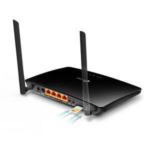 Router WiFi N TP-Link TL-MR6400 4G LTE, 4x porturi FE TL-MR6400