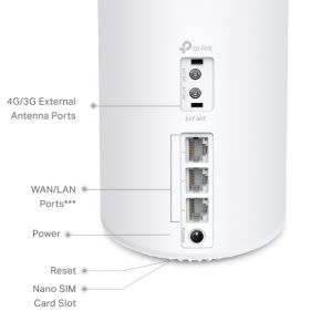 Sistem TP-Link Deco X10-4G (pachet de 1) 4G+ AX1500 Mesh Wifi6 LTE Deco X10-4G(1-pack)