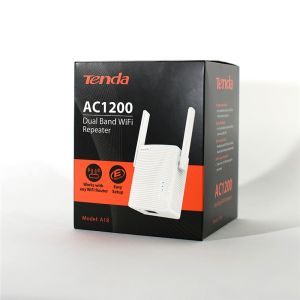 Tenda A18 - WiFi Range Extender AC1200 Dual Band, repetor 1200 Mb/s, 1x LAN 100 Mb/s, WPS, 2x 2dBi 75011814