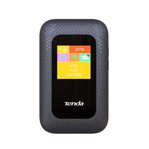 Hotspot mobil 4G LTE Tenda 4G185 Wi-Fi N300 cu LCD, baterie 2100 mAh, 1x microSIM, microSD, până la 10 ore 75011905