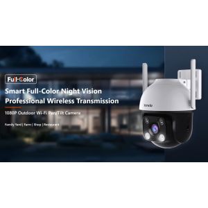 Tenda RH3-WCA - Cameră IP65 Wi-Fi FullHD rotativă pentru exterior, LED de noapte, audio, detectarea mișcării, aplicație CZ 75011