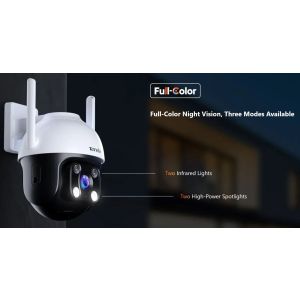 Tenda RH3-WCA - Cameră IP65 Wi-Fi FullHD rotativă pentru exterior, LED de noapte, audio, detectarea mișcării, aplicație CZ 75011