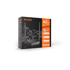 Router Tenda 4G05 Wi-Fi N300 4G/3G LTE, 2x WAN/LAN, 1x nanoSIM, IPv6, VPN, LTE Cat.4, aplicație CZ 75011974