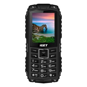 iGET Defender D10 Black - telefon robust IP68, DualSIM, 2500 mAh, BT, power bank, lampă, FM, MP3 84000426