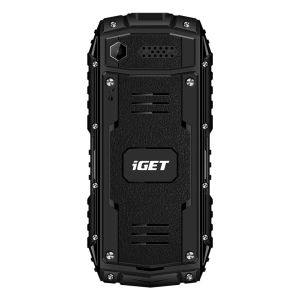 iGET Defender D10 Black - telefon robust IP68, DualSIM, 2500 mAh, BT, power bank, lampă, FM, MP3 84000426