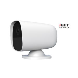 iGET SECURITY EP26 White - Baterie WiFi Cameră FullHD, IP65, sunet, autonom și pentru alarmă M5-4G CZ 75020626