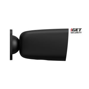 iGET SECURITY EP26 Black - Baterie WiFi Cameră FullHD, IP65, sunet, separat și pentru alarmă M5-4G CZ 75020686