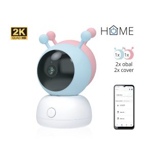 iGET HOME Camera CS2 Baby - Cameră IP WiFi 2K și babysitter, vedere pe timp de noapte, audio, capac 2x, temperatură 75020825