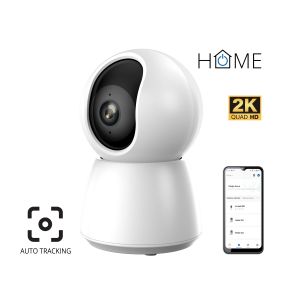 iGET HOME Camera CS4 White - Cameră IP WiFi 2K, vedere pe timp de noapte, audio, RJ45, urmărire automată 75020823